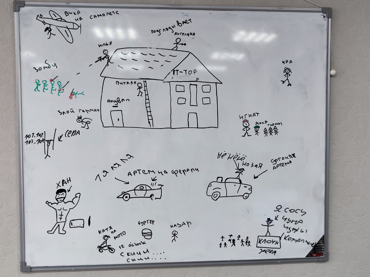 Юмористическая доска студентов